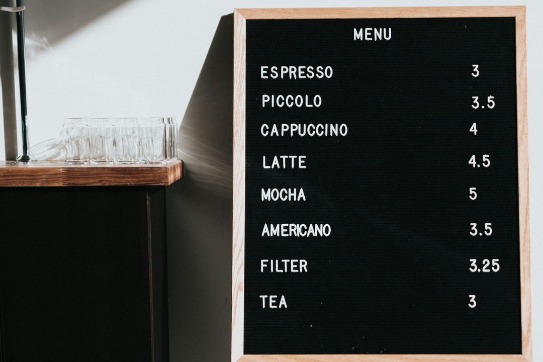 Los mejores tips para el menú de tu cafetería